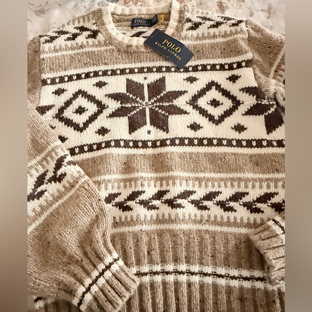 Polo Ralph Lauren
New Polo Ralph Lauren fair isle intarsia knit sweater - Picture 3 of 5